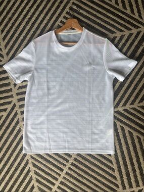 Men's Short Sleeve Crew Neck T-Shirt in White